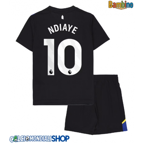 Maglie da calcio Everton Iliman Ndiaye #10 Terza Maglia Bambino 2025-26 Manica Corta + Pantaloni corti)
